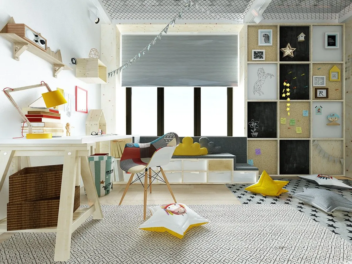 10 mẫu thiết kế phòng ngủ trẻ em sáng tạo hiện đại