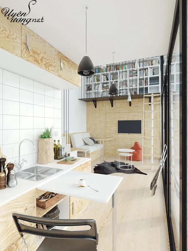 5 mẫu thiết kế căn hộ thông tầng cho nhà có diện tích nhỏ