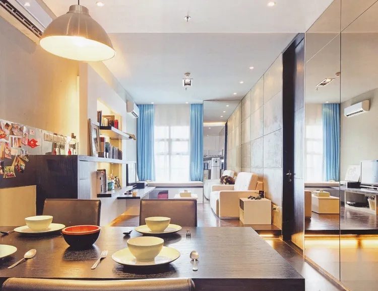 Thiết kế căn hộ nhỏ đẹp – ý tưởng tối ưu không gian sử dụng