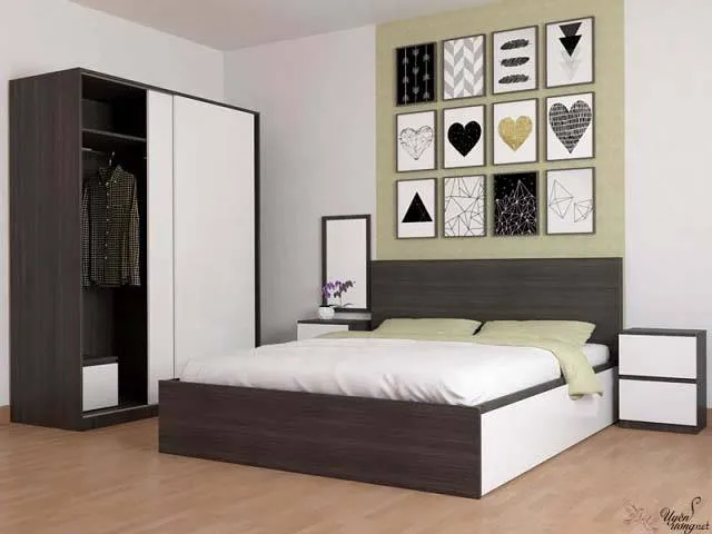 Tổng hơp 13 mẫu phòng ngủ đẹp đơn giản hiện đại cho vợ chồng trẻ